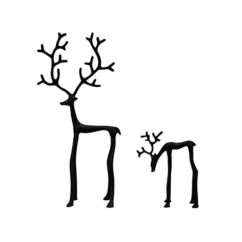 Hertenfamilie Kerstdecoraties